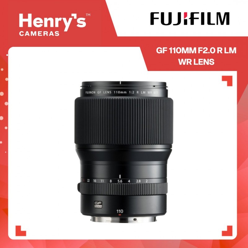 FUJIFILM GF 110MM F2.0 R LM WR LENS